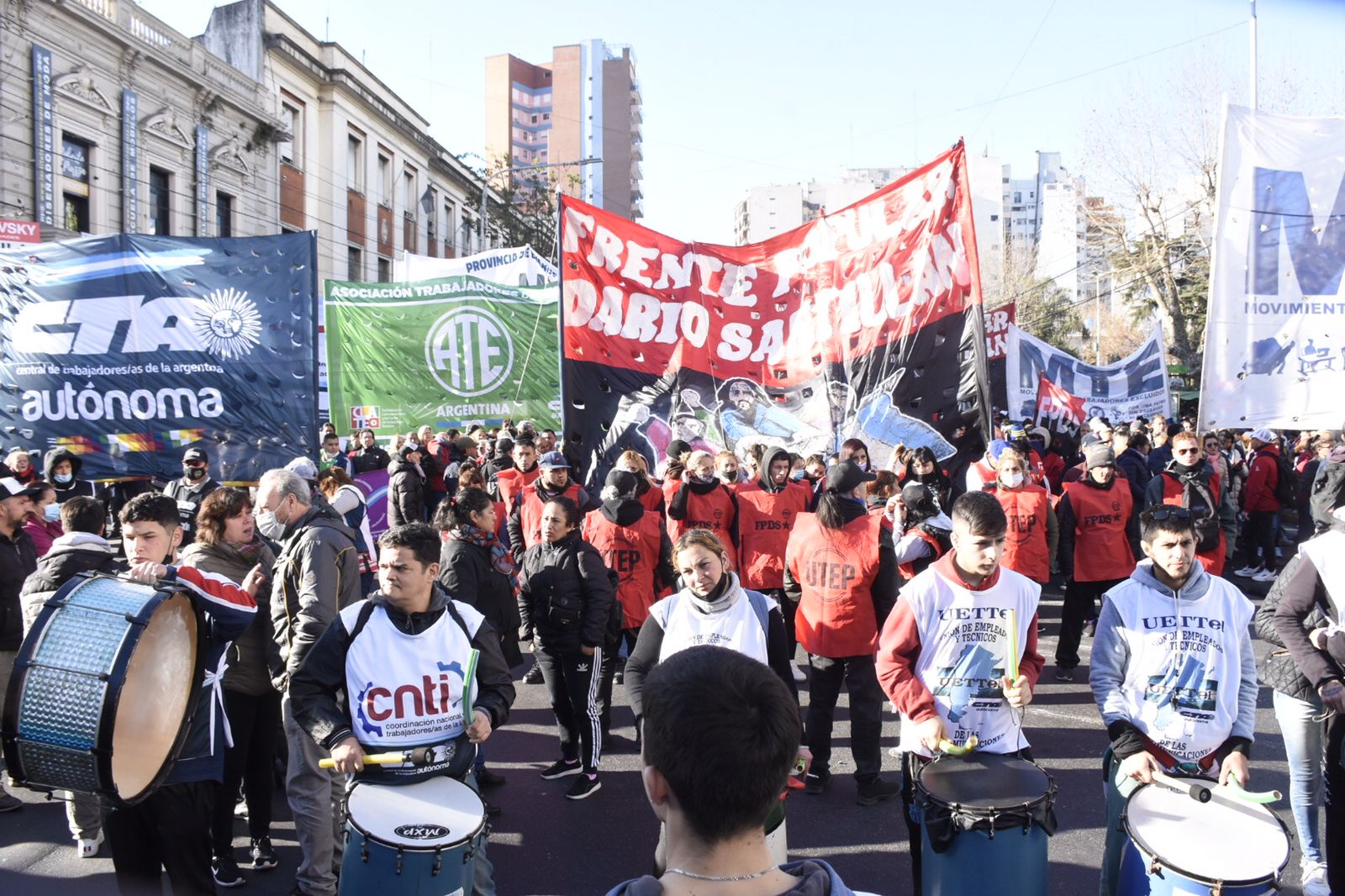 Protestas en Argentina contra las medidas de austeridad del FMI