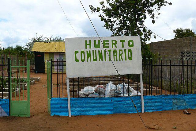 Das örtliche Consejo Comunal hat einen Gemeinschaftsgarten aufgebaut.