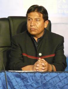 Boliviens Außenminister David Choquehuanca