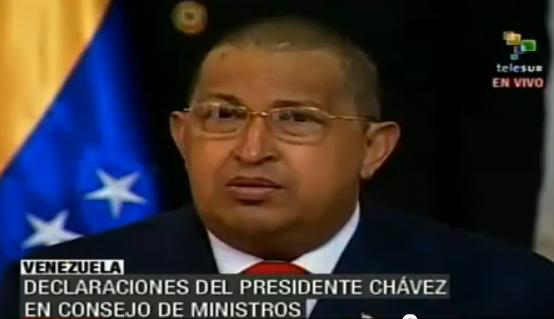 Ohne Haare: Chávez nach Beginn seiner Chemotherapie