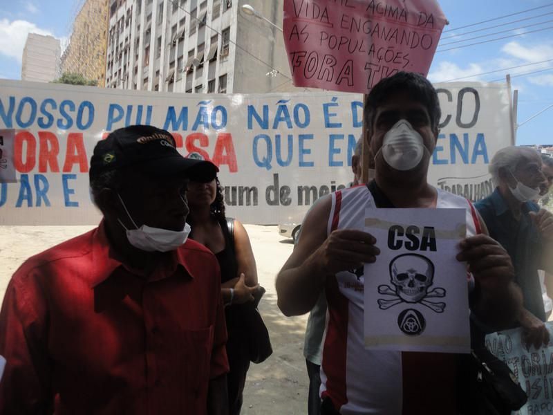 Demonstranten in Rio