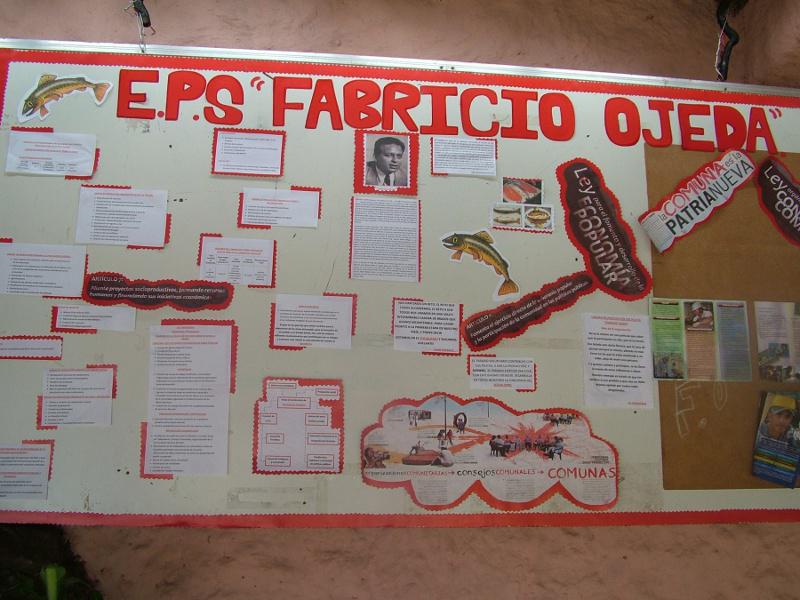 Der Arbeitsplan der Produktionseinheit Fabricio Ojeda