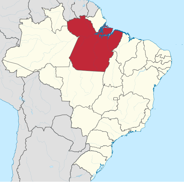 Der brasilianische Bundesstaat Pará in Brasilien
