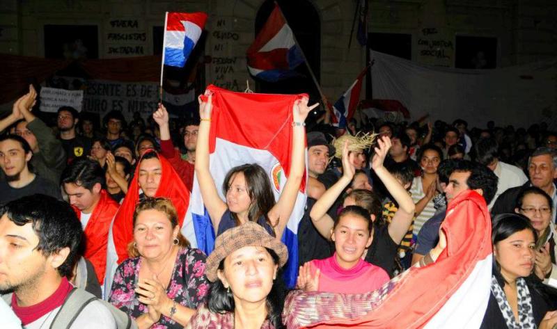 Demonstration in Asunción