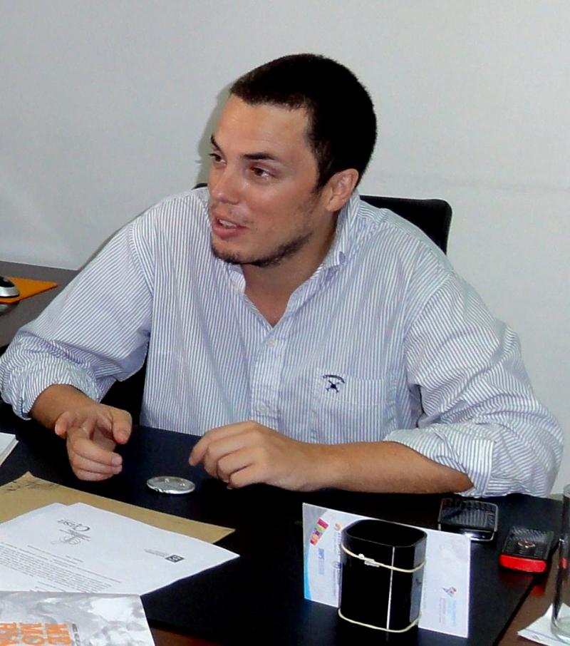 Federico Montero, Hauptkoordinator der Casa Patria Grande Präsident Nestor Kirchner