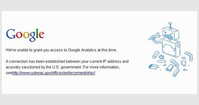 Für Kuba gesperrt: Google