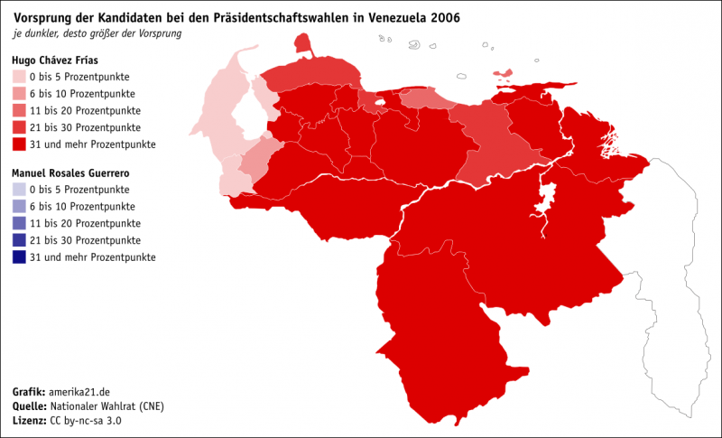 Grafik 3: Stimmenanteile in den Bundesstaaten 2006
