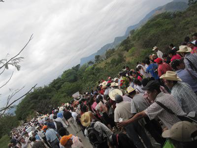 Gegner des unkontrollierten Bergbaus mobilisieren in Südmexiko