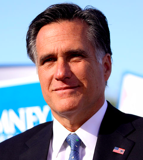 Den aktuellen Präsidentschaftskandidaten Mitt Romney ...