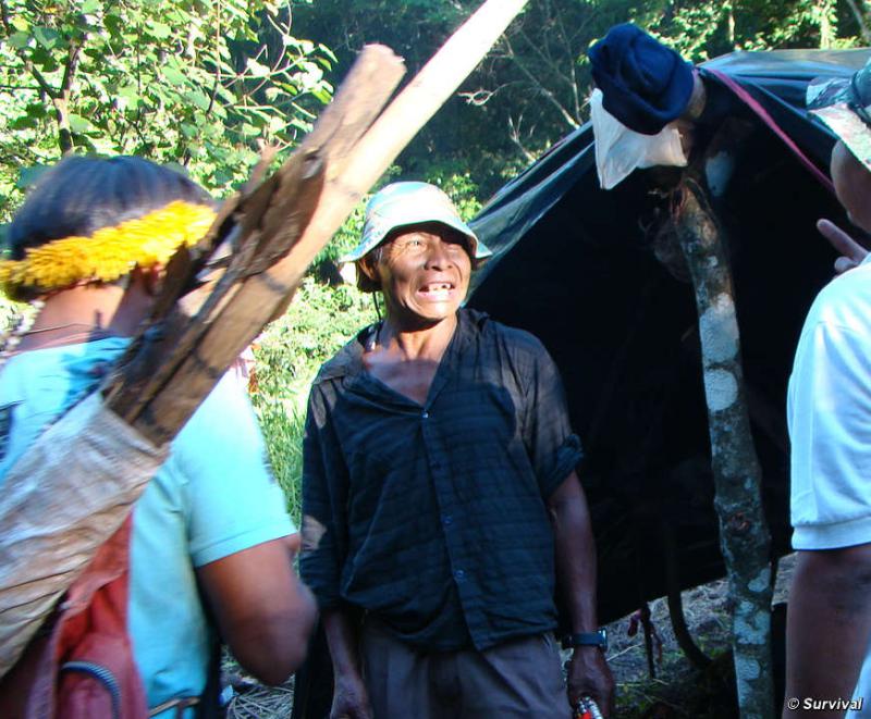 Der Guarani-Anführer Nísio Gomes wurde vergangenes Jahr von maskierten Söldnern erschossen.