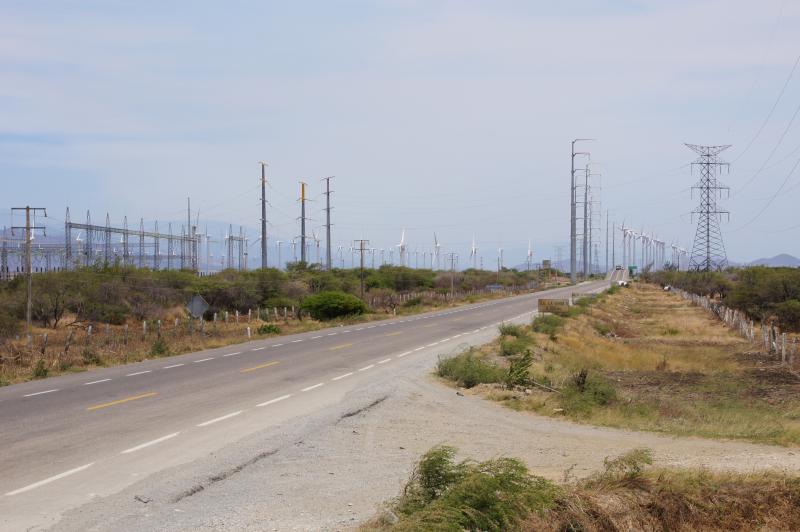 Windkraftanlagen in Oaxaca, Mexiko