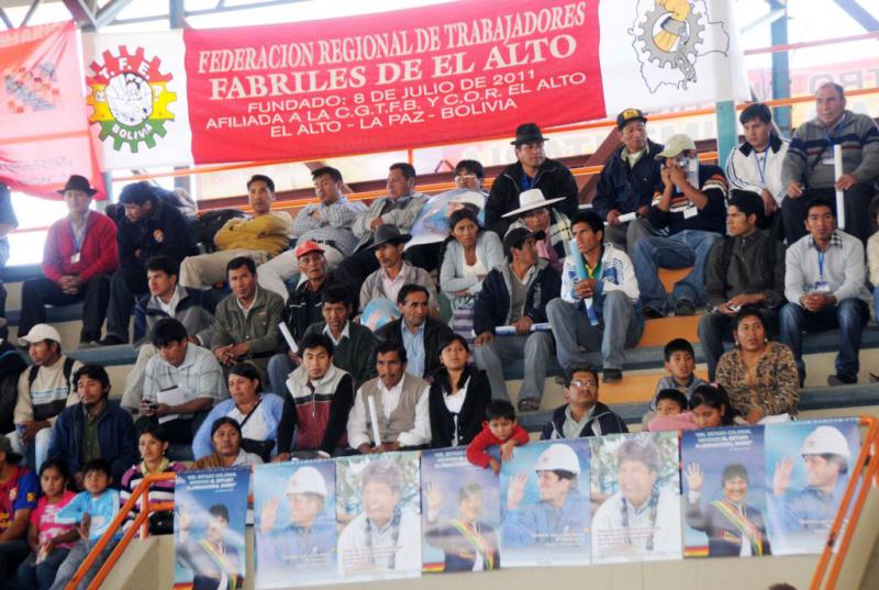 Arbeiter aus El Alto, Bolivien