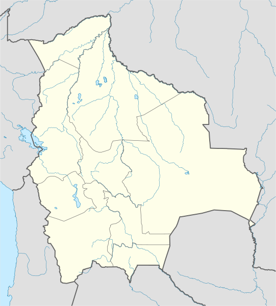 Lage des TIPNIS-Gebietes in Bolivien