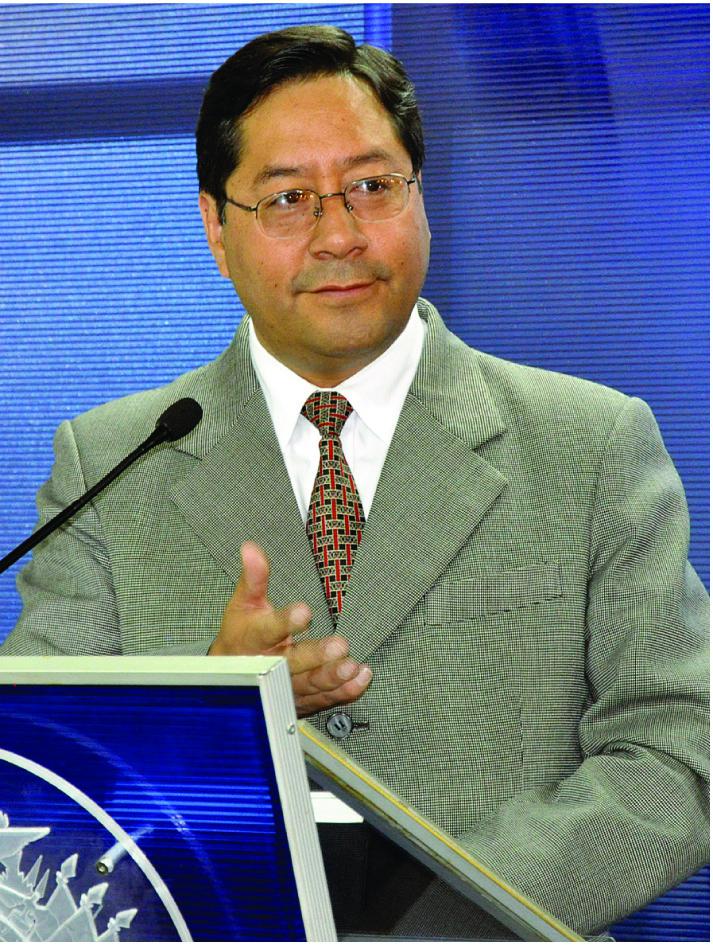 Wirtschaftsminister Luis Arce Catacora