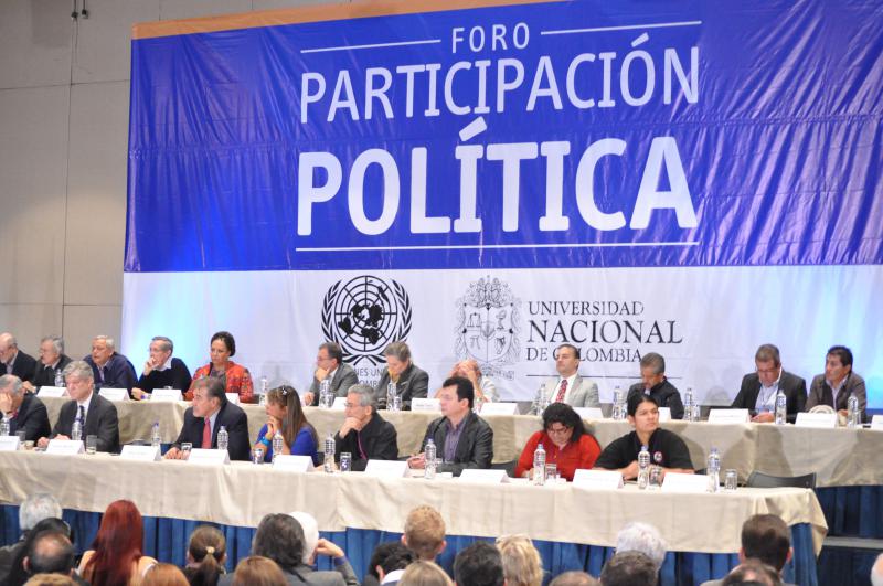 Forum zur politischen Partizipation in Bogotá