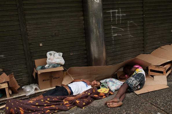 Ein Drittel der Obdachlosen hält sich im Stadtzentrum auf