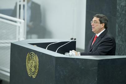 Kubas Außenminister Bruno Rodríguez vor der UNO-Vollversammlung