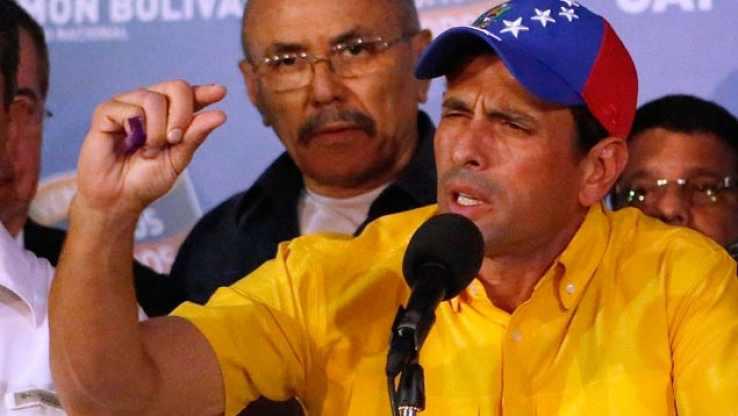 Knapp unterlegen: Henrique Capriles verlor die Wahl gegen Nicolás Maduro mit rund 224.000 Stimmen