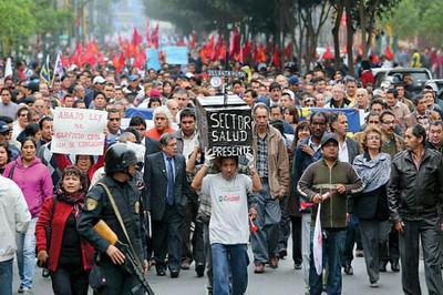 Demonstration in San José