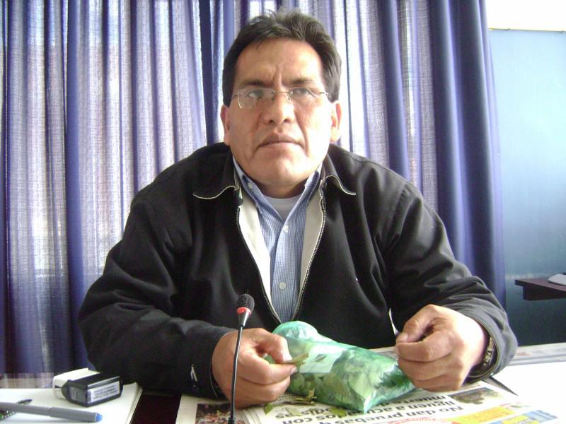Boliviens Vizeminister für Koka und integrale Entwicklung, Dionisio Núñez
