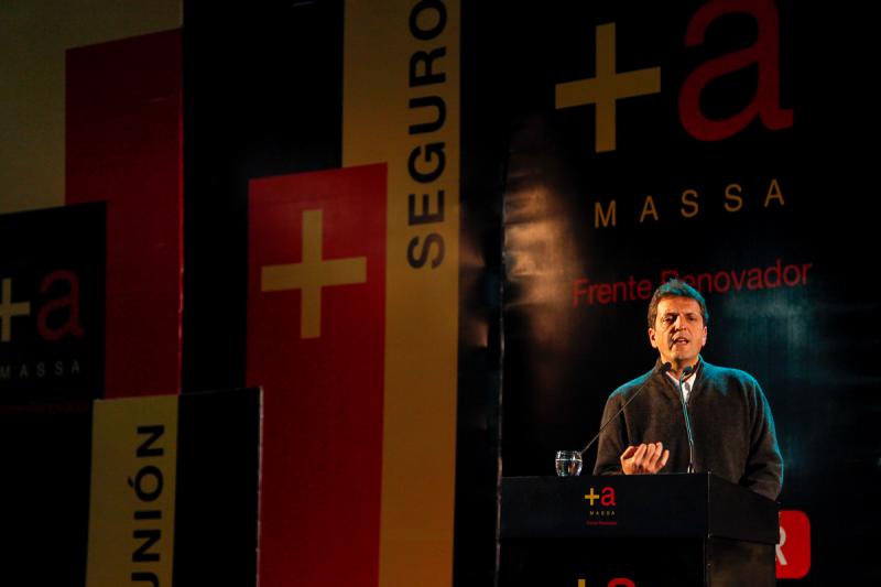 Sergio Massa von der Frente Renovador gilt als großer Sieger der Kongresswahlen in Argentinien