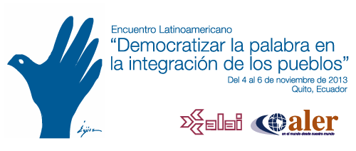 Logo des Treffens "Lateinamerikanisches Forum der Kommunkation für die Integration"