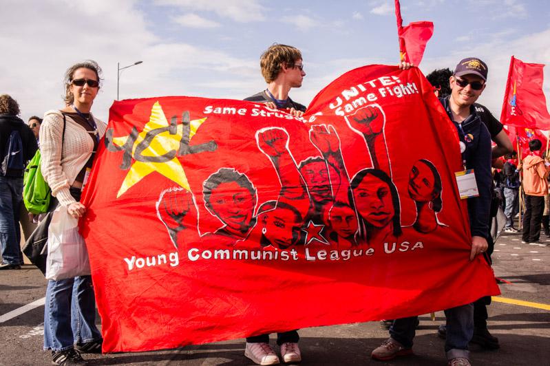 Delegierte der Youth Communist League USA