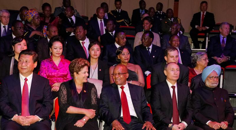 Staatschefs der BRICS-Staaten in Durban