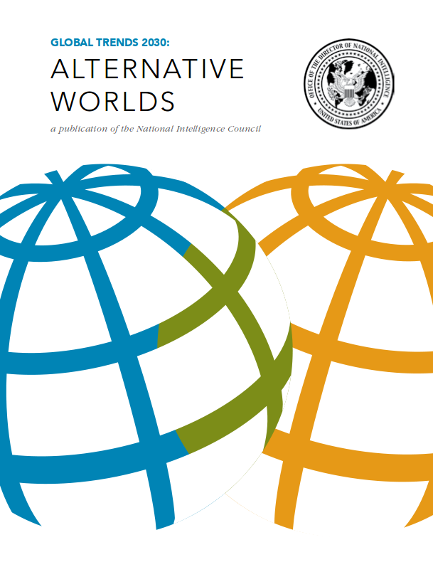 Cover des Berichts "Global Trends 2030"