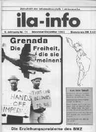 Die ila 73 berichtete 1983 über die US-Invasion in Grenada