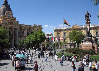 Plaza Pedro D. Murillo in La Paz