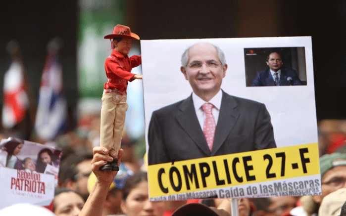 "Komplize" des 27. Februar: Der rechtsgerichtete Politiker Antonio Ledezma, aktuell Bürgermeister von Groß-Caracas (Alcaldía Mayor)