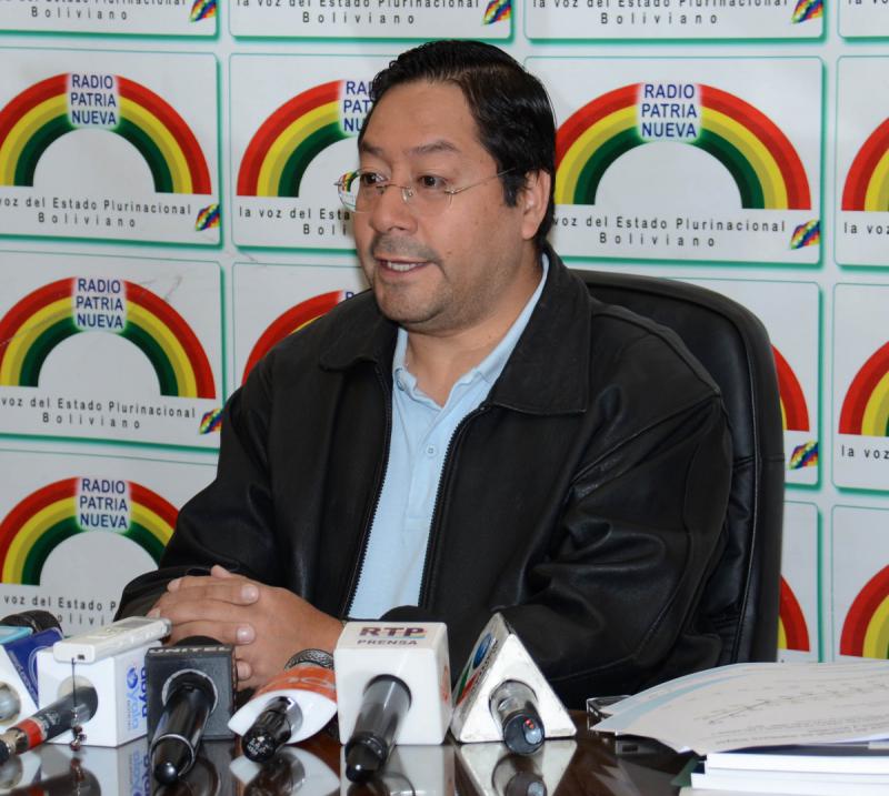 Boliviens Minister für Wirtschaft und öffentliche Finanzen, Luis Arce
