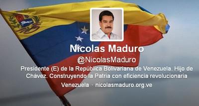 Nicolás Maduro hatte innerhalb von zwei Tagen 355.000 "Follower" bei Twitter
