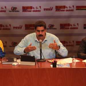 Präsident Maduro am Donnerstagabend