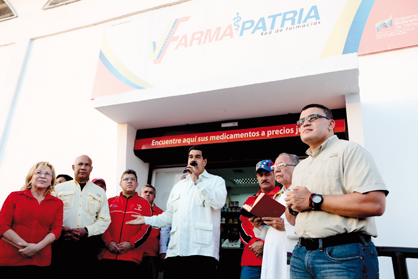 Vizepräsident Maduro am Mittwoch in Barquisimeto