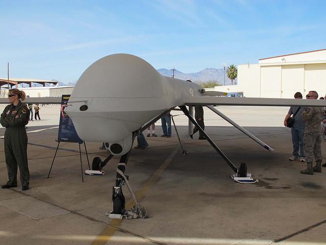 Predator-Drohne bei eine Luftwaffenshow in Tucson, Arizona - Bald auch in Kolumbien?