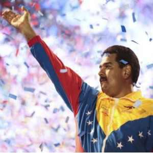 Aus der Wahlkampagne von Nicolás Maduro