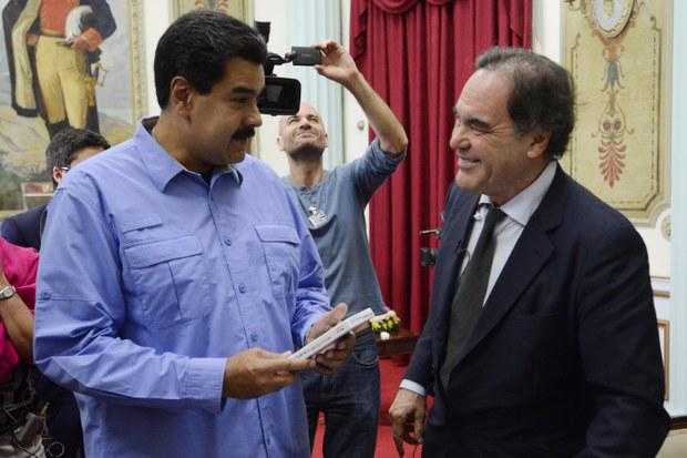 Oliver Stone und Nicolás Maduro