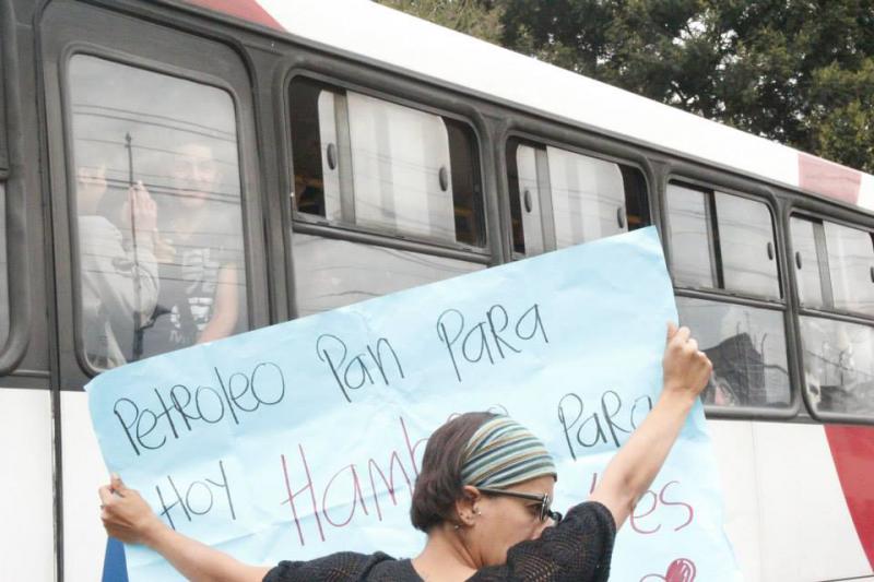 Protest für den Erhalt der Yasuní-ITT-Initiative in Ecuador