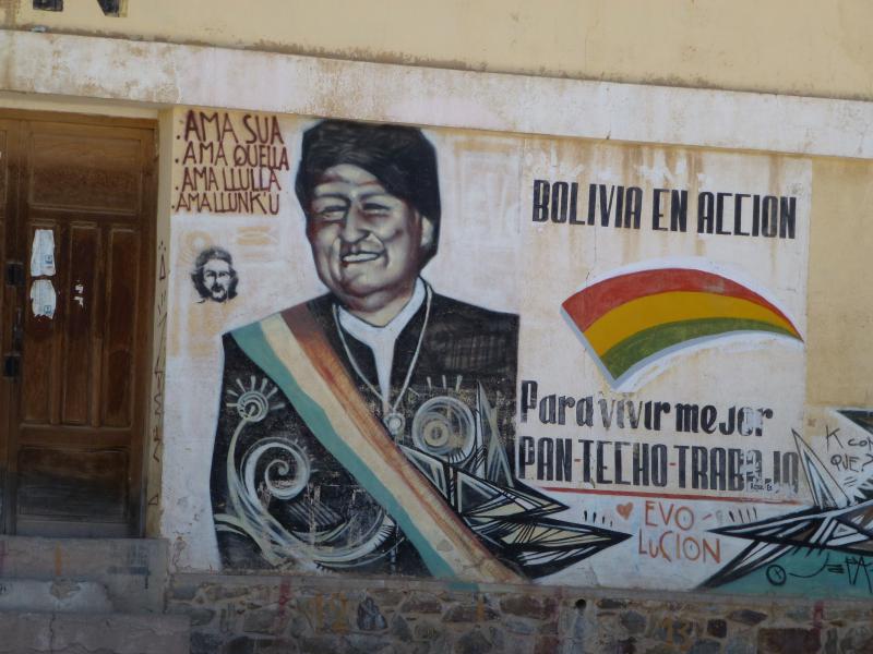 "Ein besseres Leben" für die Bevölkerungsmehrheit hatte Boliviens Präsident bei Amtsantritt 2006 versprochen