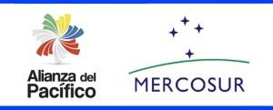 Logos der Pazifik-Allianz und des Mercosur