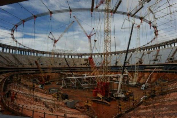 Bei den Bauarbeiten für die WM-Stadien in Brasilien gab es bereits 6 Tote