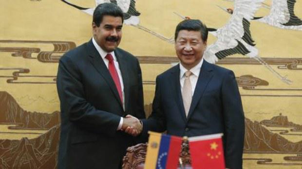 Präsident von Venezuela Nicolás Maduro und Präsident von China Xi Jinping