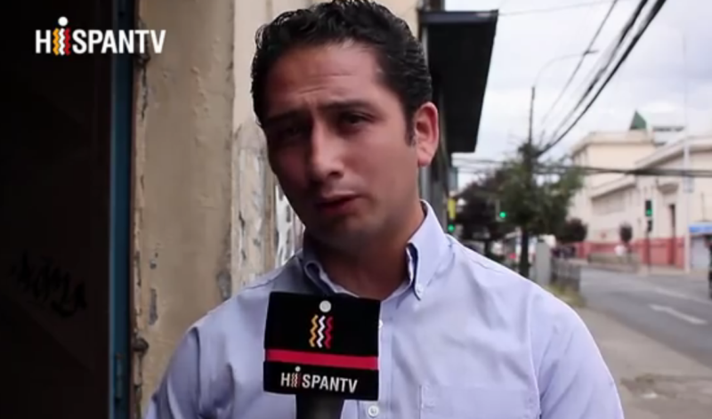 Der Dozent und Mapuche-Aktivist Diego Ancalao im Gespräch mit HispanTV