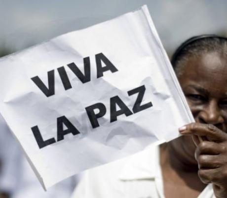"Es lebe der Frieden": Ab dem 16. August sollen Opfer des Konflikts in Kolumbien an den Friedensgesprächen teilnehmen, die zwischen FARC-Guerilla und der Regierung Kolumbiens in Havanna stattfinden