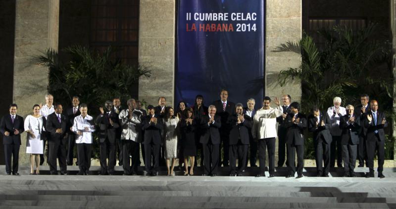 Die Regierungsvertreter der 33 Celac-Mitgliedsländer