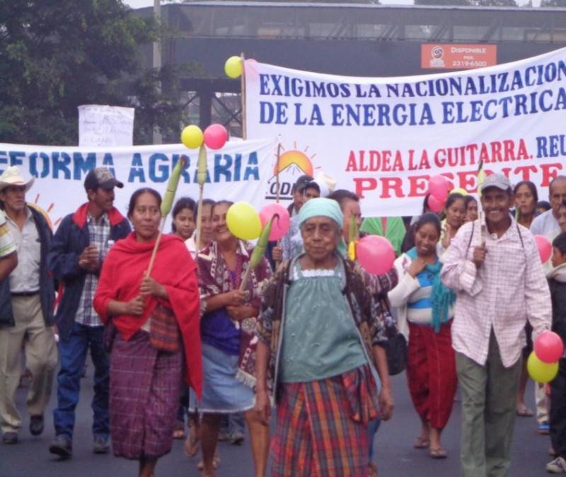 Demonstration am 6. März in Guatemala-Stadt