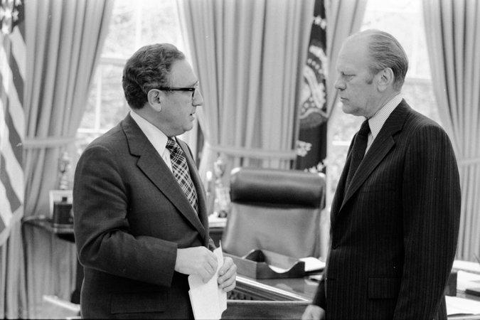 Kissinger und Präsident Ford