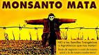 Protestplakat gegen den Gentechnikkonzern Monsanto